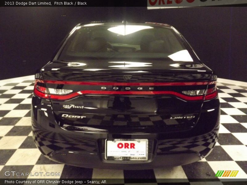 Pitch Black / Black 2013 Dodge Dart Limited