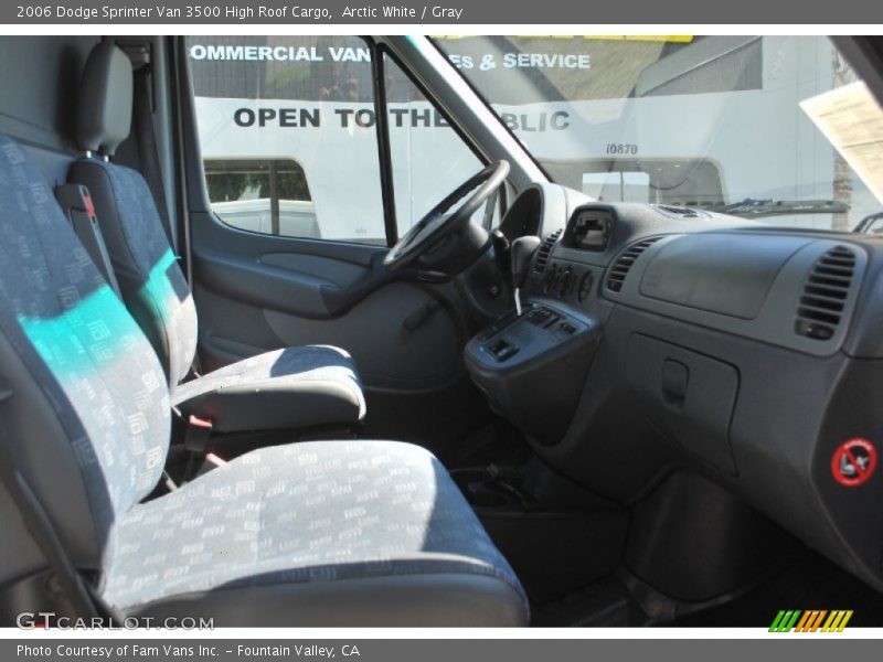 Arctic White / Gray 2006 Dodge Sprinter Van 3500 High Roof Cargo