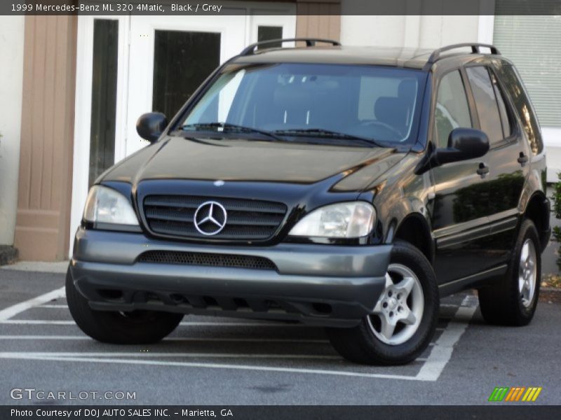 Black / Grey 1999 Mercedes-Benz ML 320 4Matic