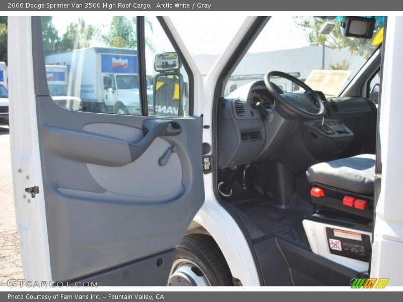 Arctic White / Gray 2006 Dodge Sprinter Van 3500 High Roof Cargo