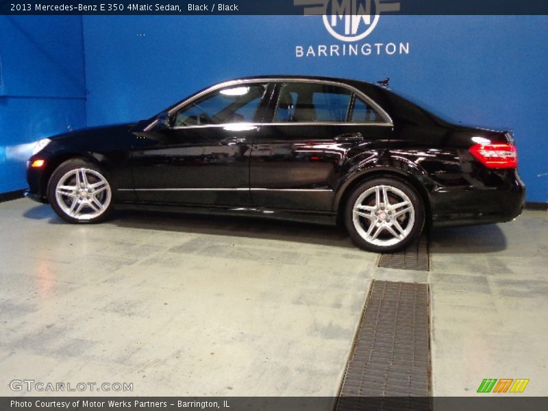 Black / Black 2013 Mercedes-Benz E 350 4Matic Sedan