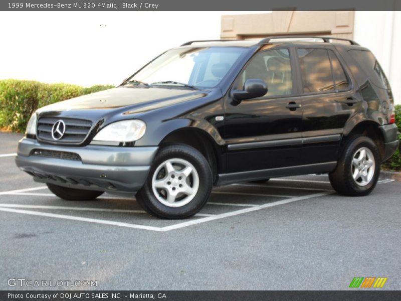 Black / Grey 1999 Mercedes-Benz ML 320 4Matic
