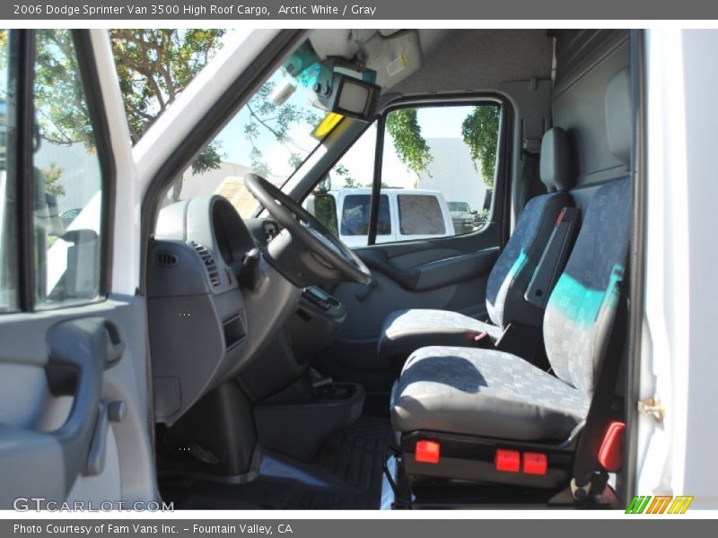 Front Seat of 2006 Sprinter Van 3500 High Roof Cargo