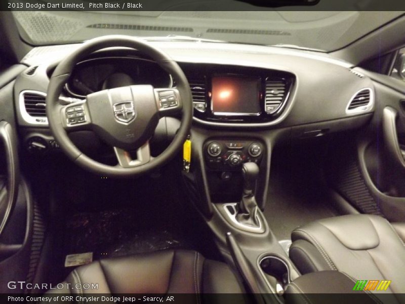 Pitch Black / Black 2013 Dodge Dart Limited