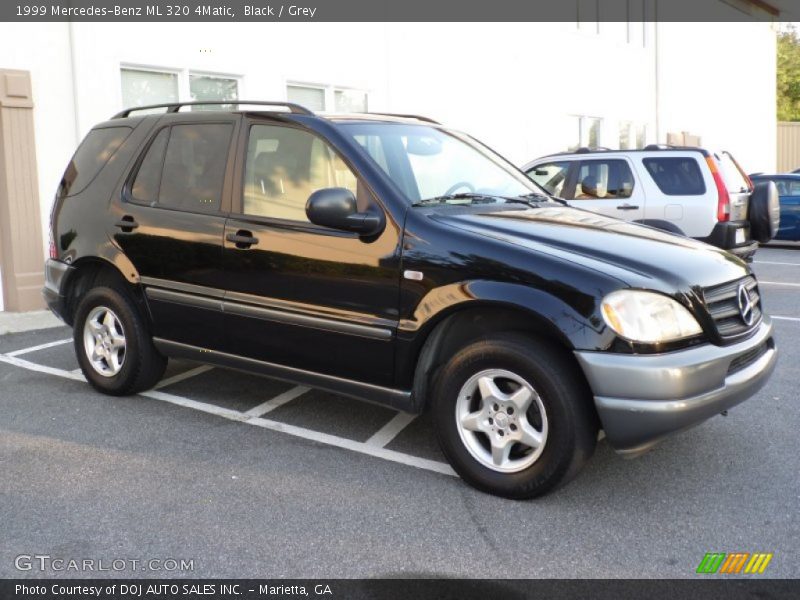Black / Grey 1999 Mercedes-Benz ML 320 4Matic