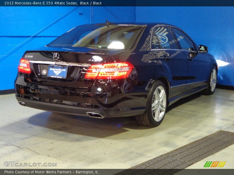 Black / Black 2013 Mercedes-Benz E 350 4Matic Sedan