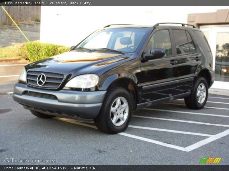 Black / Grey 1999 Mercedes-Benz ML 320 4Matic