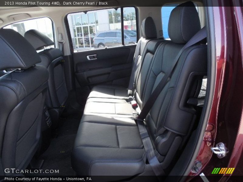 Dark Cherry Pearl / Black 2013 Honda Pilot Touring 4WD