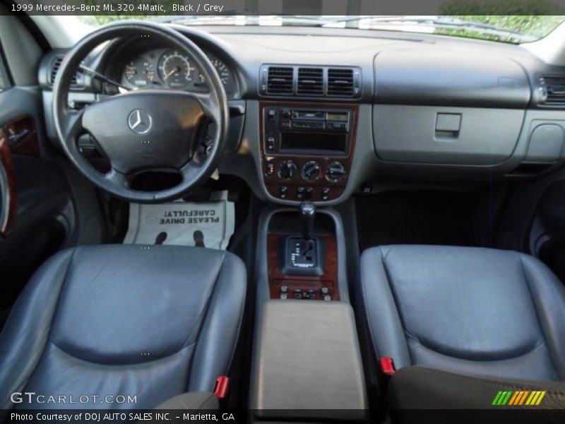 Black / Grey 1999 Mercedes-Benz ML 320 4Matic