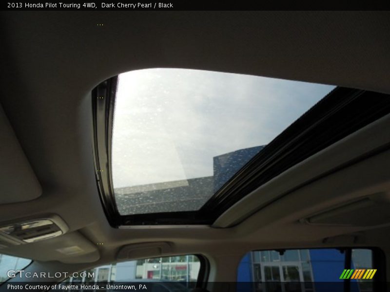 Dark Cherry Pearl / Black 2013 Honda Pilot Touring 4WD