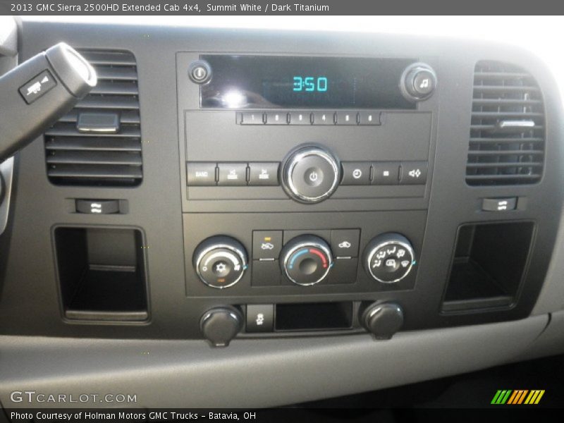 Summit White / Dark Titanium 2013 GMC Sierra 2500HD Extended Cab 4x4