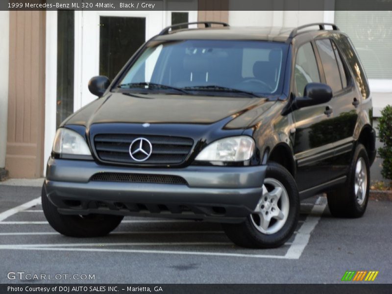 Black / Grey 1999 Mercedes-Benz ML 320 4Matic