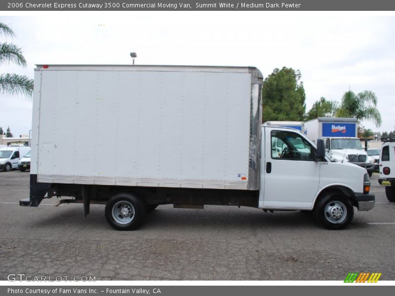  2006 Express Cutaway 3500 Commercial Moving Van Summit White