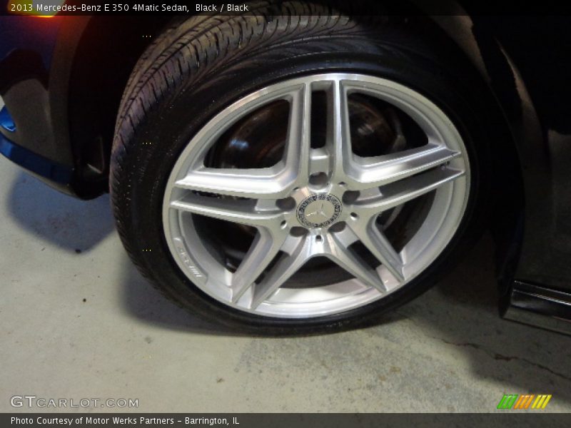 Black / Black 2013 Mercedes-Benz E 350 4Matic Sedan
