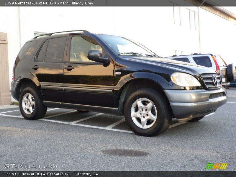 Black / Grey 1999 Mercedes-Benz ML 320 4Matic