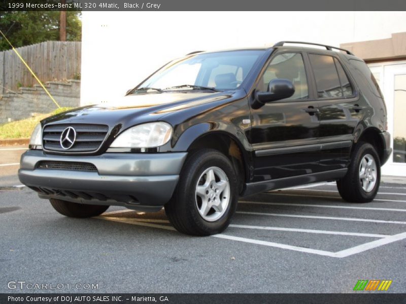 Black / Grey 1999 Mercedes-Benz ML 320 4Matic