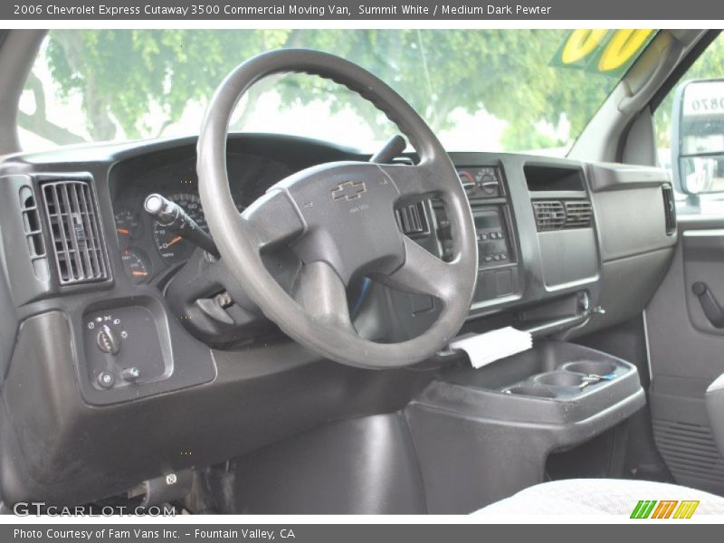 Dashboard of 2006 Express Cutaway 3500 Commercial Moving Van