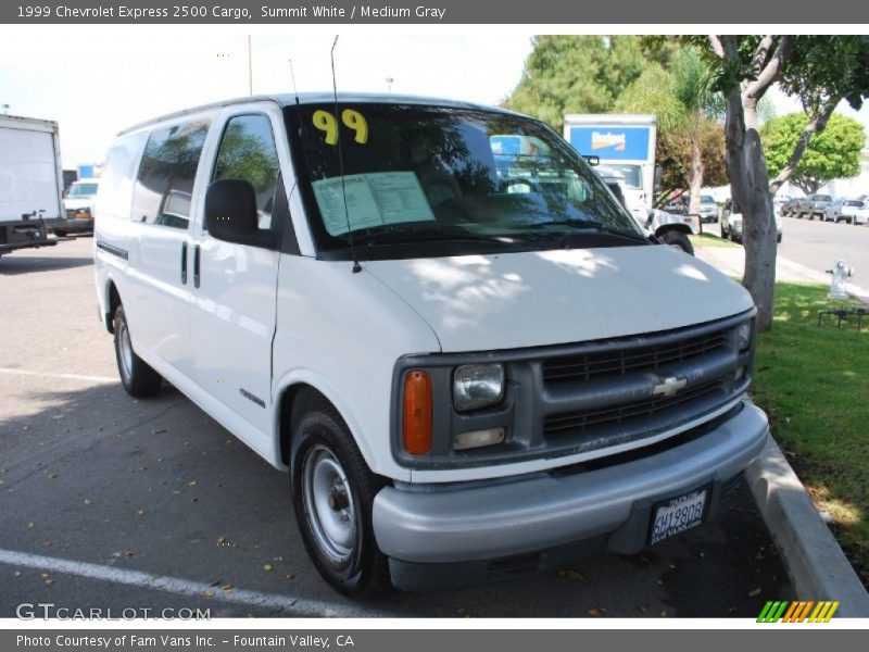 Summit White / Medium Gray 1999 Chevrolet Express 2500 Cargo