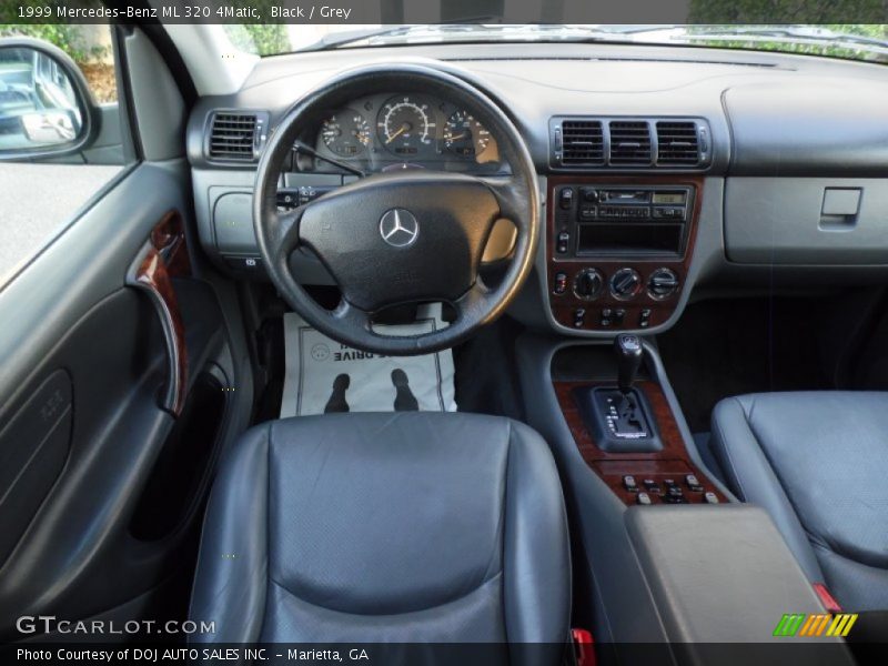 Black / Grey 1999 Mercedes-Benz ML 320 4Matic