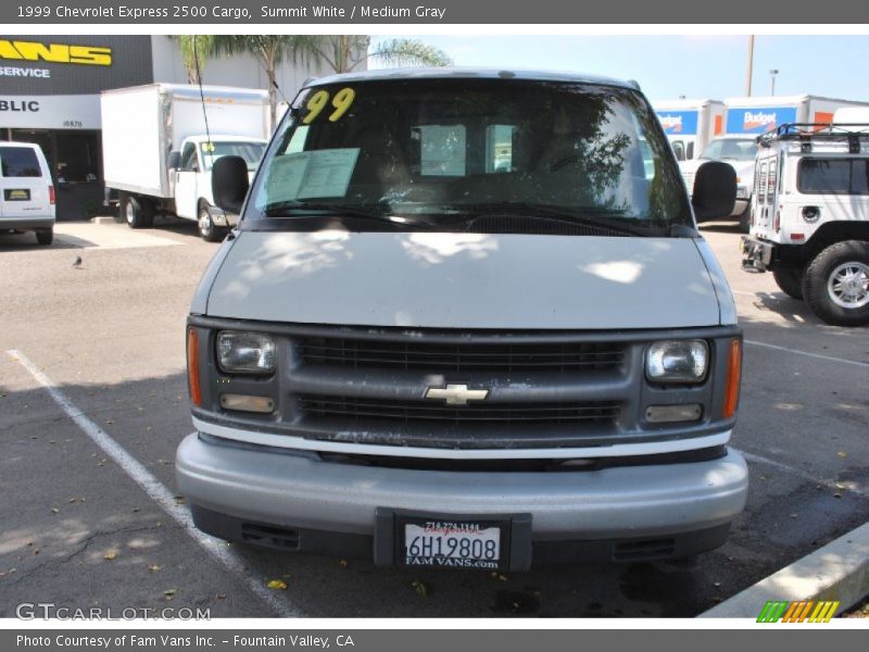Summit White / Medium Gray 1999 Chevrolet Express 2500 Cargo