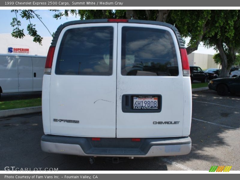 Summit White / Medium Gray 1999 Chevrolet Express 2500 Cargo