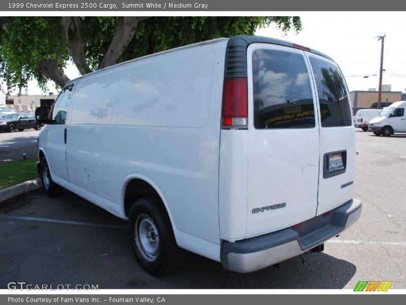 Summit White / Medium Gray 1999 Chevrolet Express 2500 Cargo