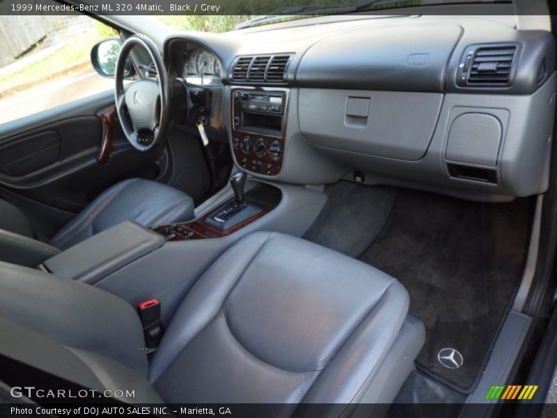 Black / Grey 1999 Mercedes-Benz ML 320 4Matic