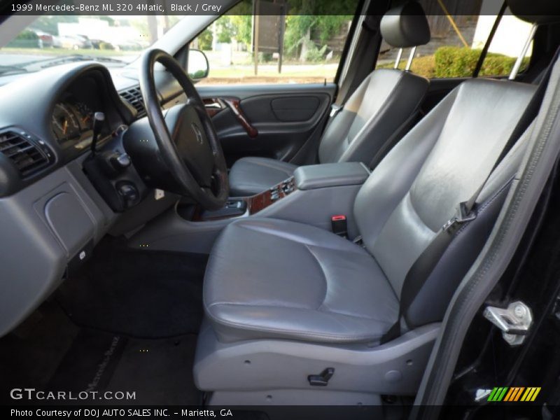 Black / Grey 1999 Mercedes-Benz ML 320 4Matic