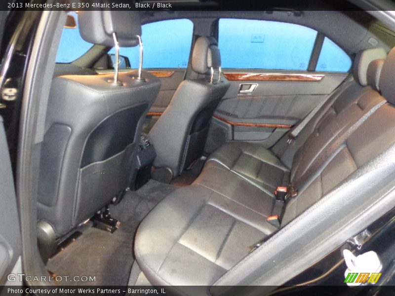 Black / Black 2013 Mercedes-Benz E 350 4Matic Sedan