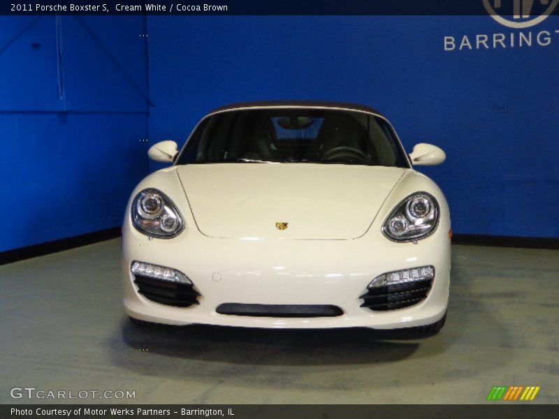 Cream White / Cocoa Brown 2011 Porsche Boxster S