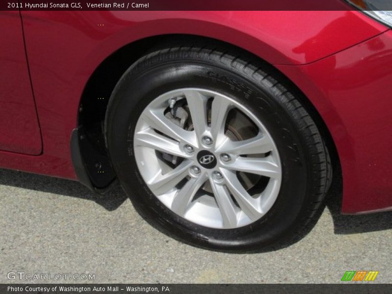Venetian Red / Camel 2011 Hyundai Sonata GLS