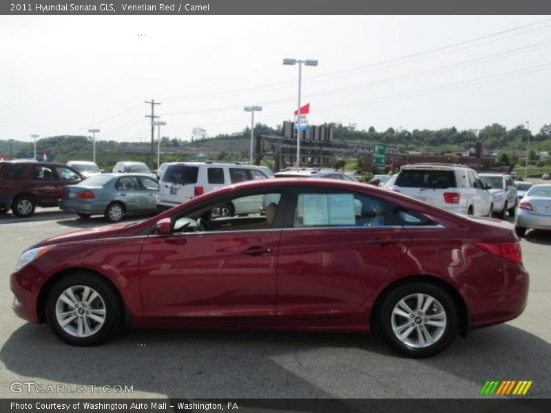 Venetian Red / Camel 2011 Hyundai Sonata GLS
