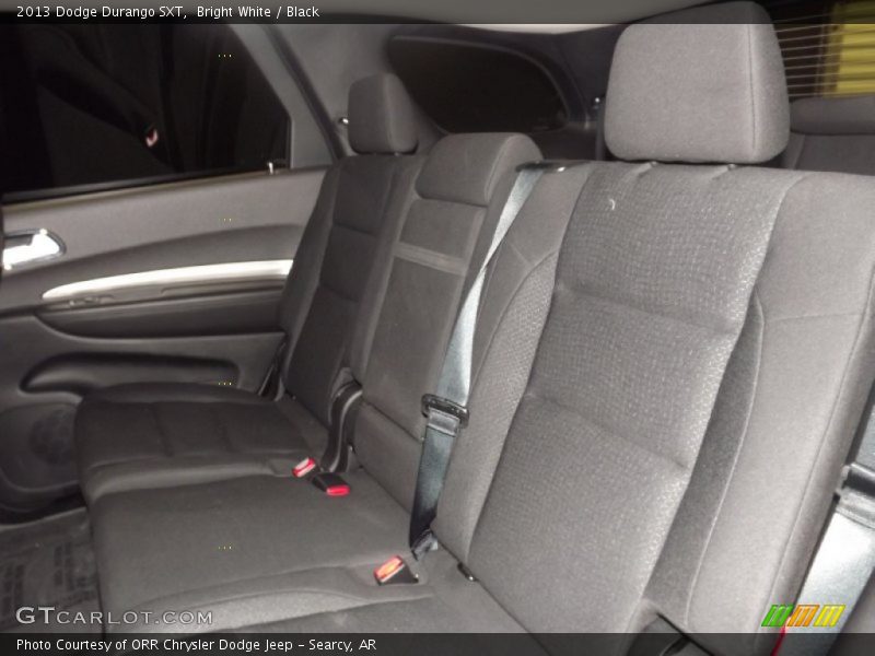 Bright White / Black 2013 Dodge Durango SXT