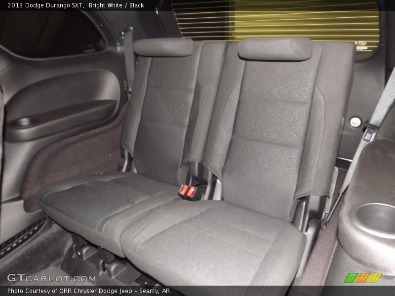 Bright White / Black 2013 Dodge Durango SXT