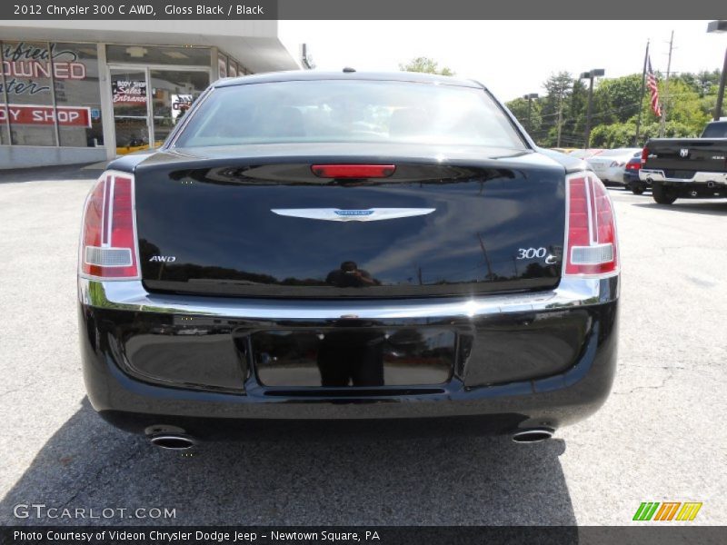 Gloss Black / Black 2012 Chrysler 300 C AWD