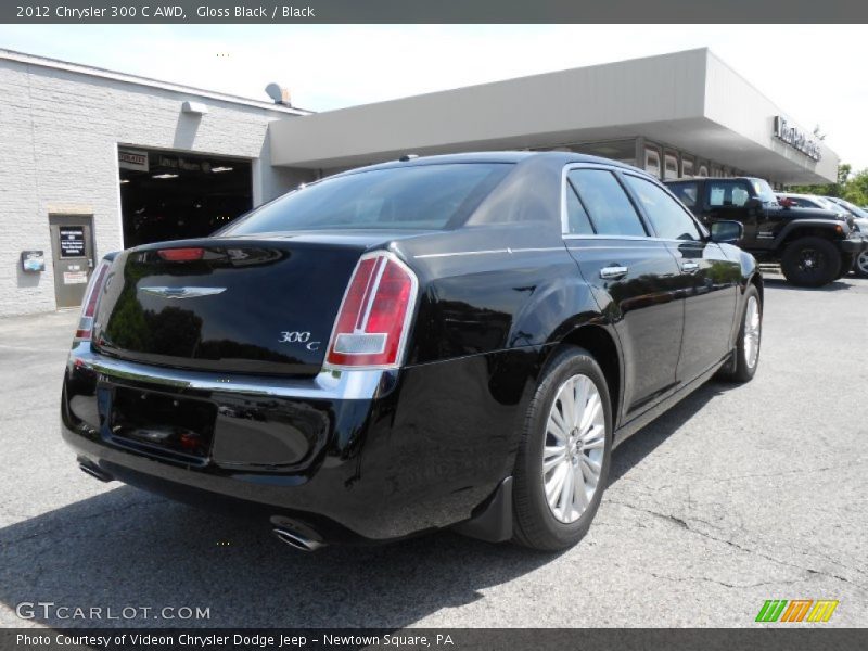 Gloss Black / Black 2012 Chrysler 300 C AWD