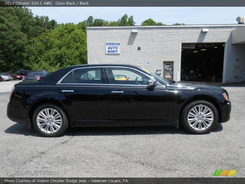 Gloss Black / Black 2012 Chrysler 300 C AWD