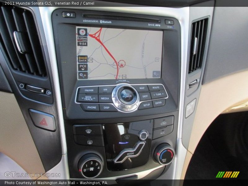 Venetian Red / Camel 2011 Hyundai Sonata GLS