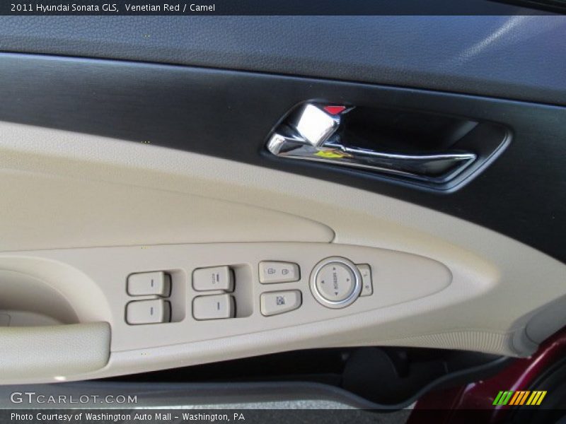 Venetian Red / Camel 2011 Hyundai Sonata GLS