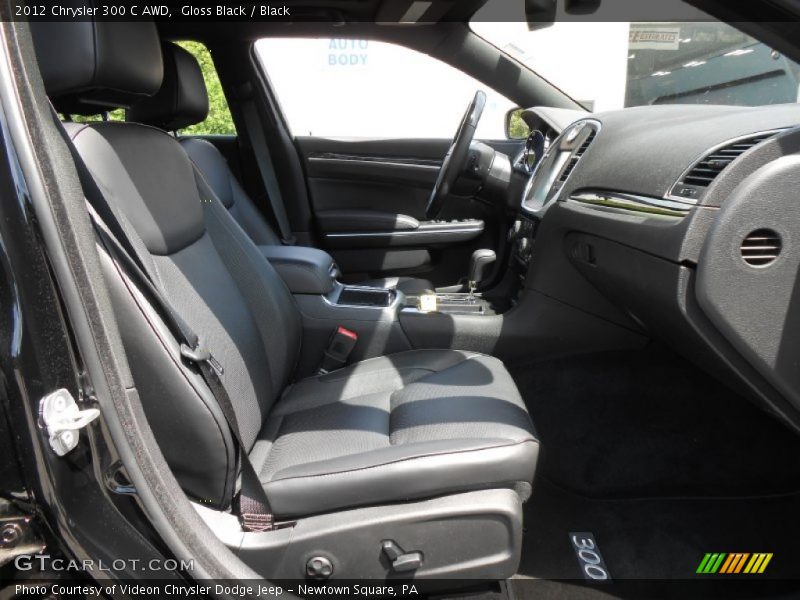Gloss Black / Black 2012 Chrysler 300 C AWD