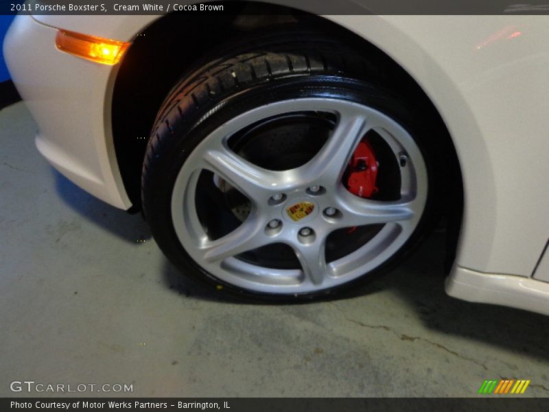 Cream White / Cocoa Brown 2011 Porsche Boxster S