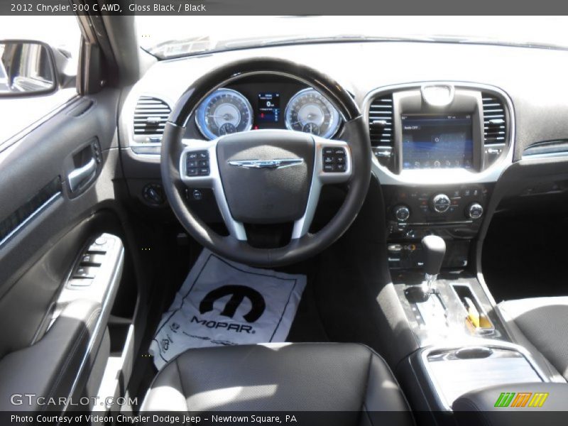 Gloss Black / Black 2012 Chrysler 300 C AWD