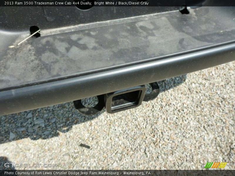 Bright White / Black/Diesel Gray 2013 Ram 3500 Tradesman Crew Cab 4x4 Dually