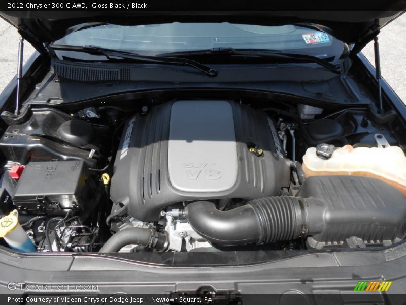 Gloss Black / Black 2012 Chrysler 300 C AWD