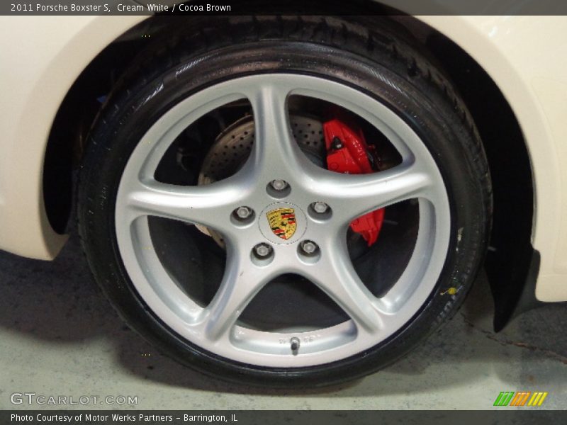 Cream White / Cocoa Brown 2011 Porsche Boxster S