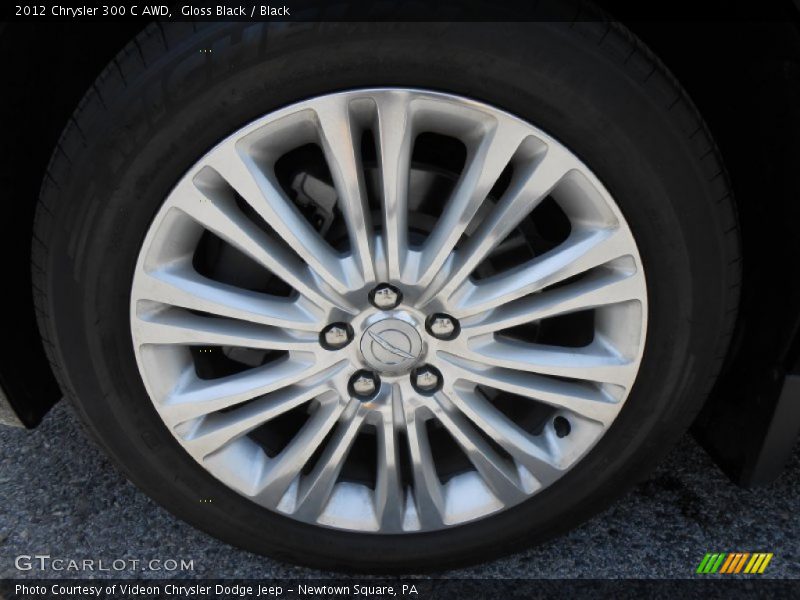 Gloss Black / Black 2012 Chrysler 300 C AWD