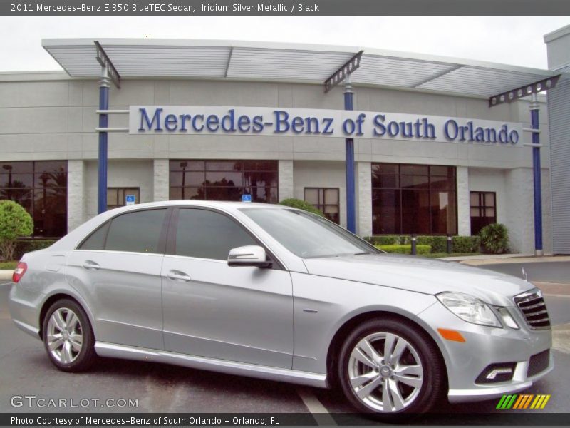 Iridium Silver Metallic / Black 2011 Mercedes-Benz E 350 BlueTEC Sedan