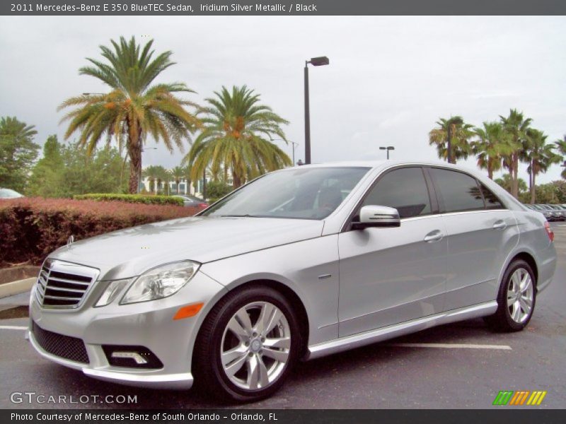 Iridium Silver Metallic / Black 2011 Mercedes-Benz E 350 BlueTEC Sedan
