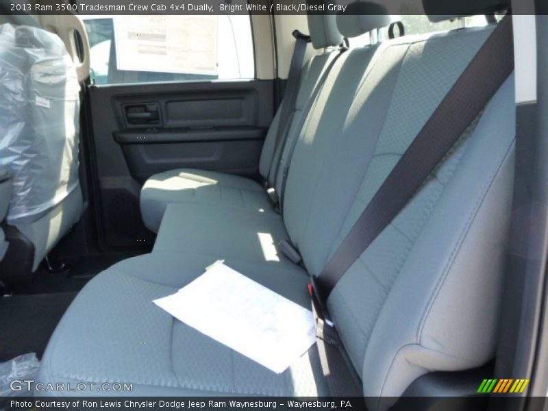 Bright White / Black/Diesel Gray 2013 Ram 3500 Tradesman Crew Cab 4x4 Dually