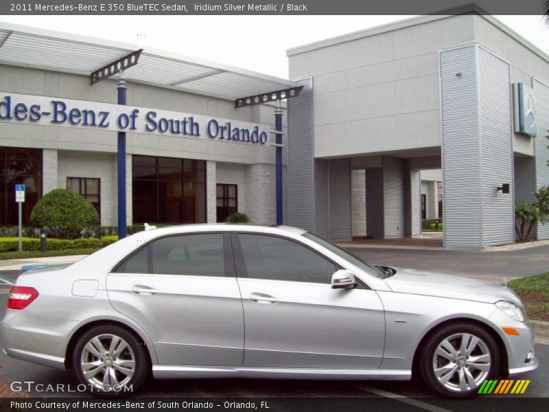 Iridium Silver Metallic / Black 2011 Mercedes-Benz E 350 BlueTEC Sedan